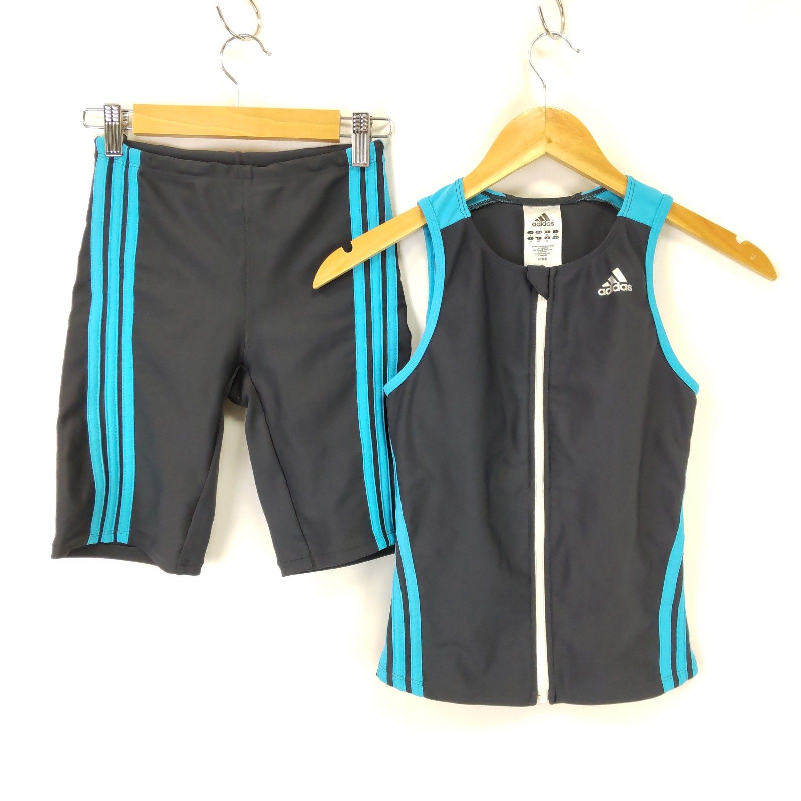 クリーニング済/美品/日本製☆adidas/アディダス☆フィットネス/水着 