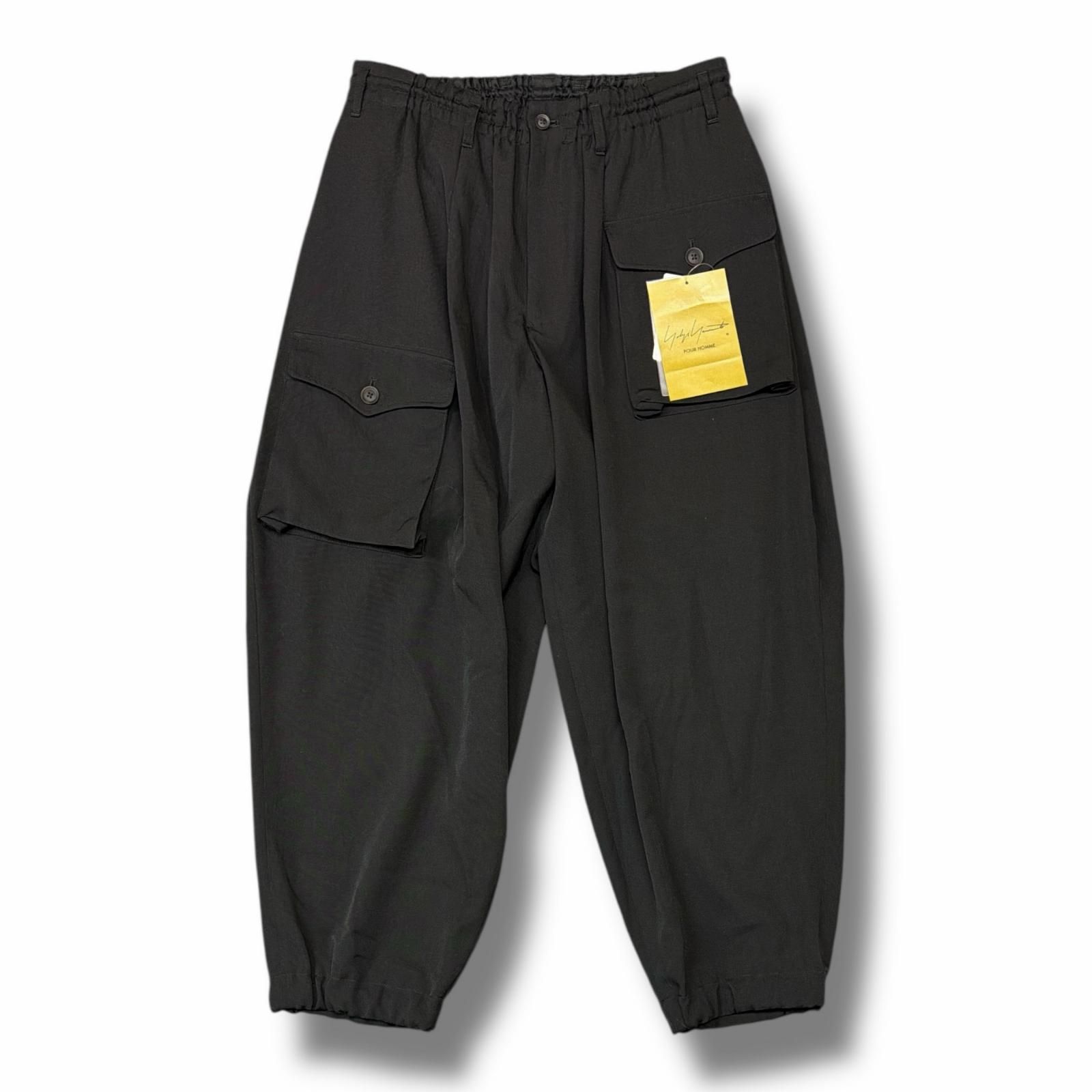 参考上代95700円 未使用 Yohji Yamamoto POUR HOMME WOOL GABARDINE
