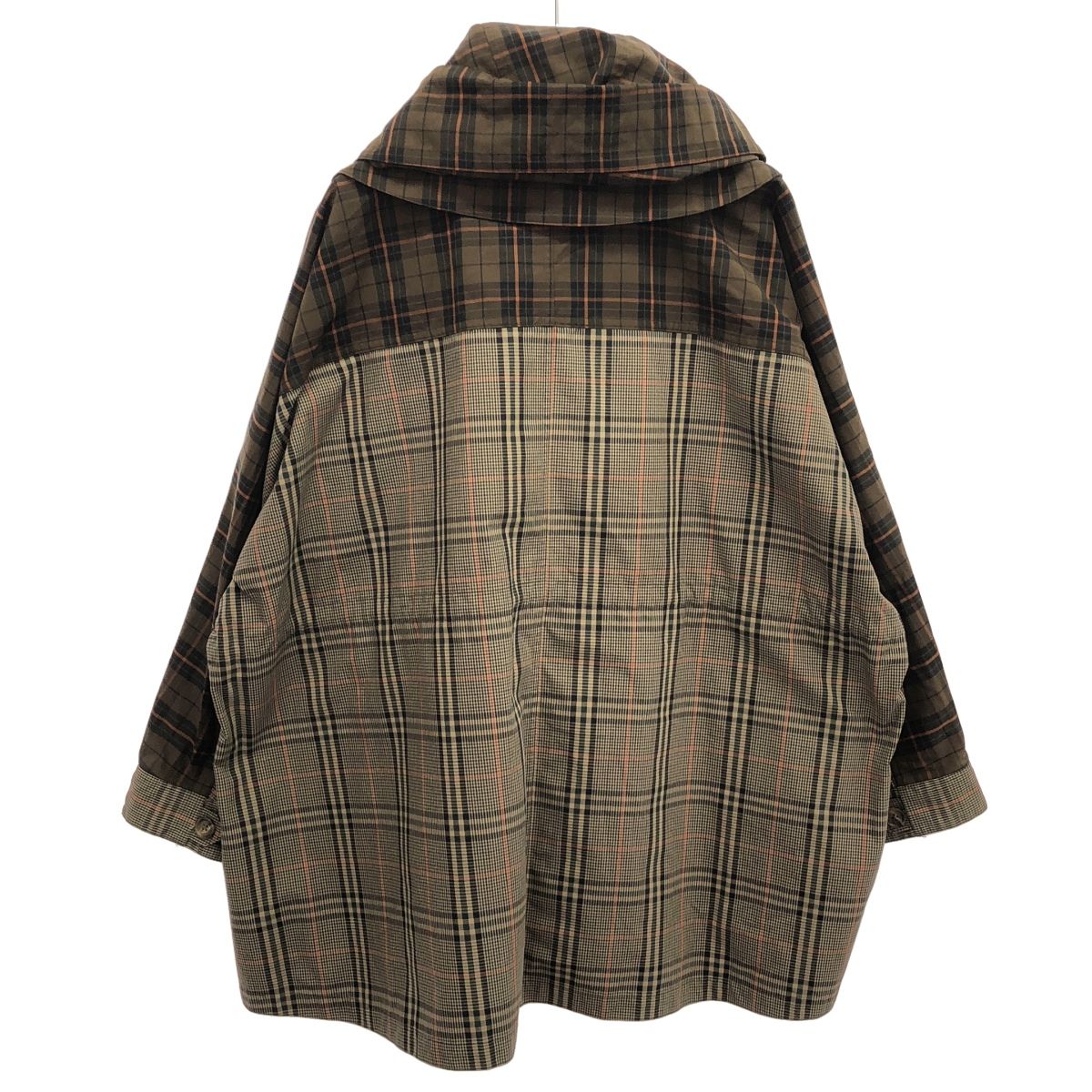 VACHEMENT ヴァシュモン チェック柄ショートモッズコート VF-14-605 