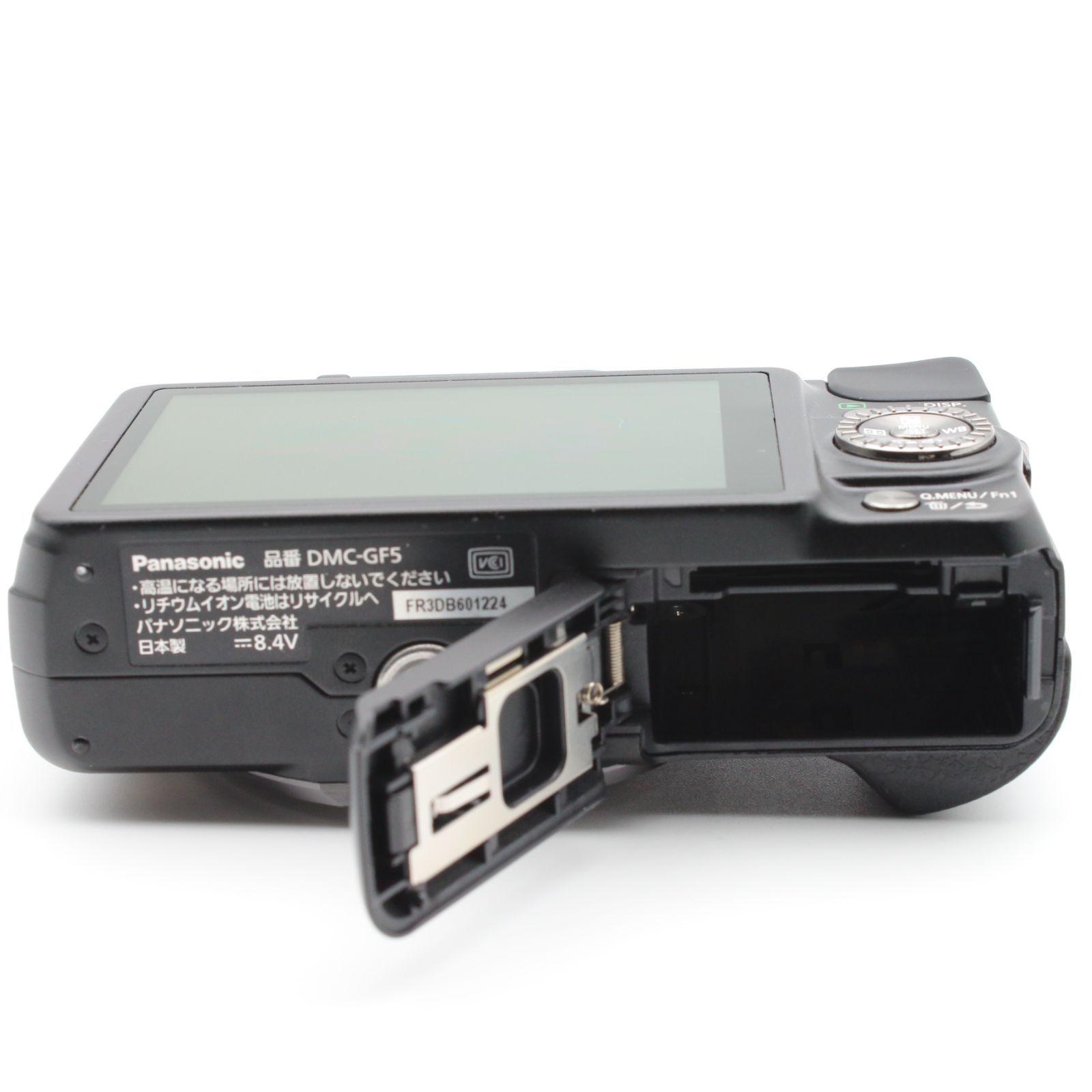 極上品】 Panasonic LUMIX DMC-GF5 ブラック ダブルズームレンズキット
