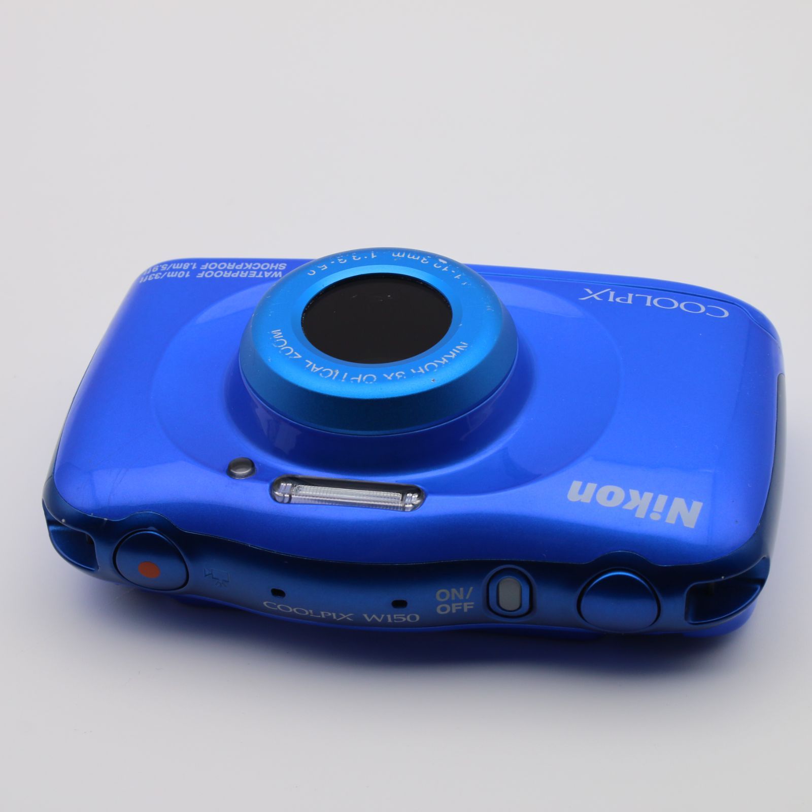美品】 Nikon COOLPIX W150 ブルー 防水 コンパクトデジタルカメラ