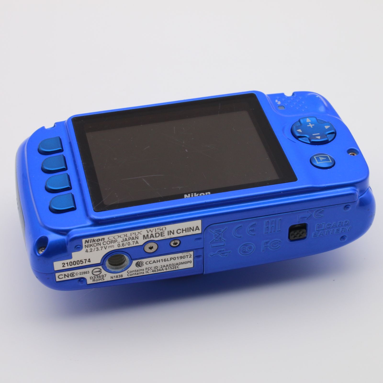 美品】 Nikon COOLPIX W150 ブルー 防水 コンパクトデジタルカメラ