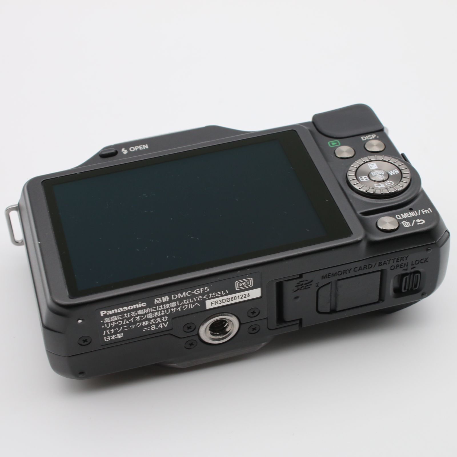 極上品】 Panasonic LUMIX DMC-GF5 ブラック ダブルズームレンズキット