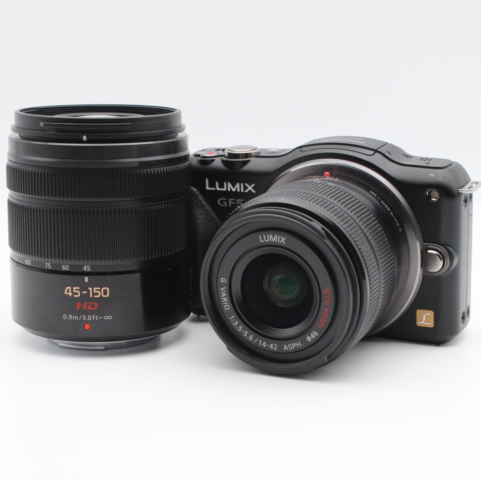 大幅値下げ【極上品】 Panasonic LUMIX DMC-GF5 ブラック ダブルズーム