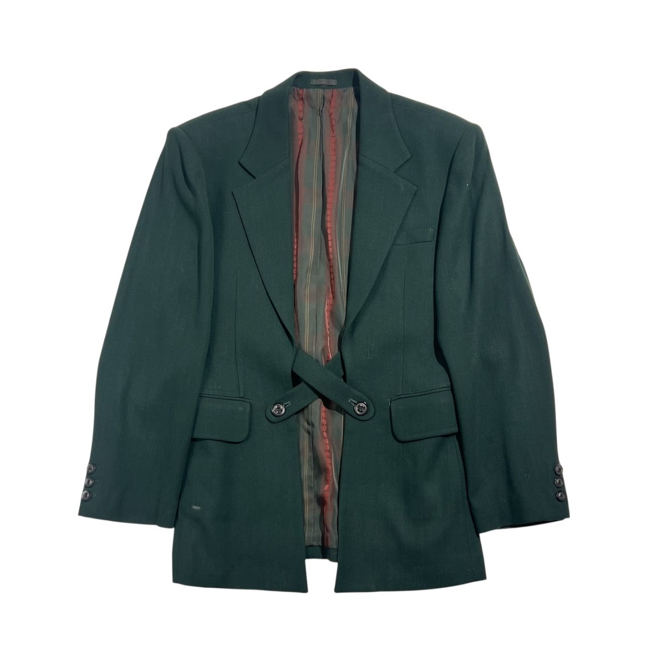 90s NICOLE ニコル デザイン ウール テーラードジャケット /ダーク