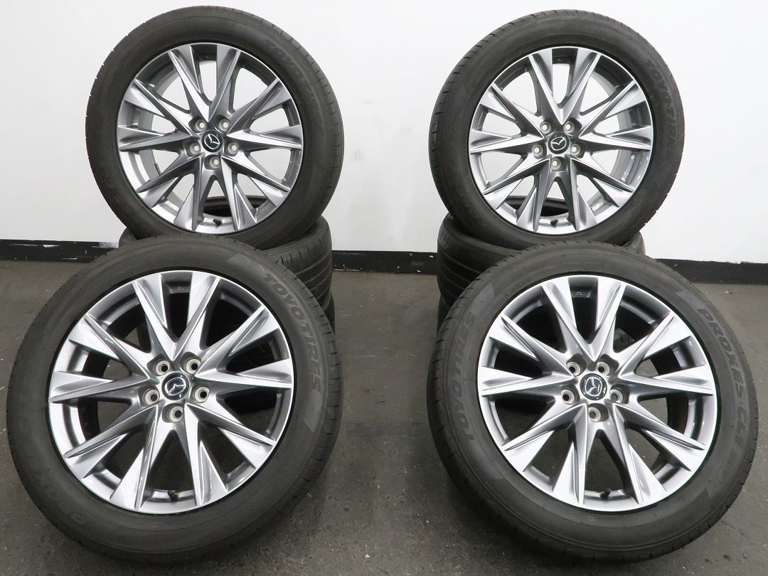 4本 マツダ CX-8 Lパッケージ 純正 19インチ 7J +45 5H PCD 114.3 