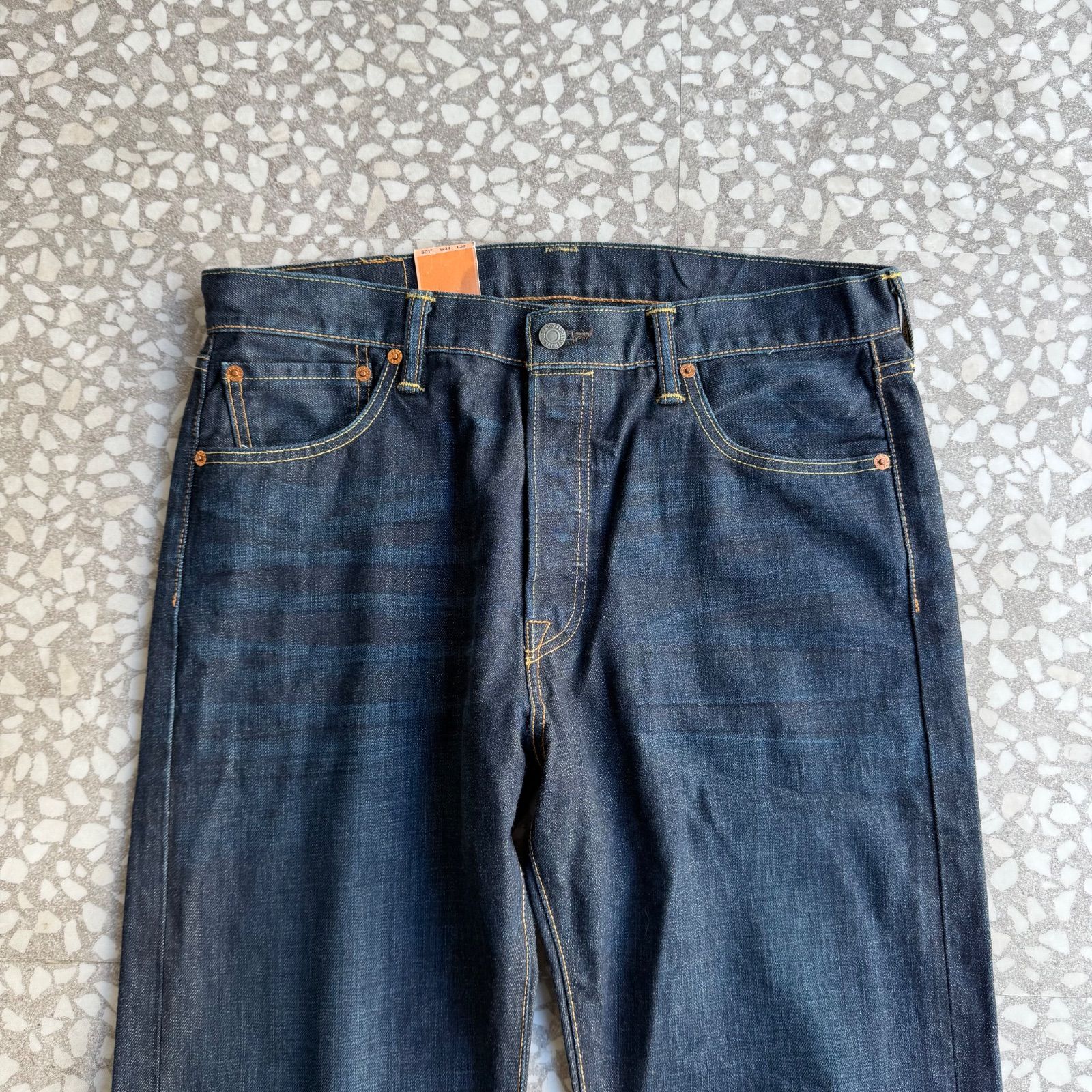 タグ付 Levi's / 501 navy denim size 34×32 リーバイス ネイビー