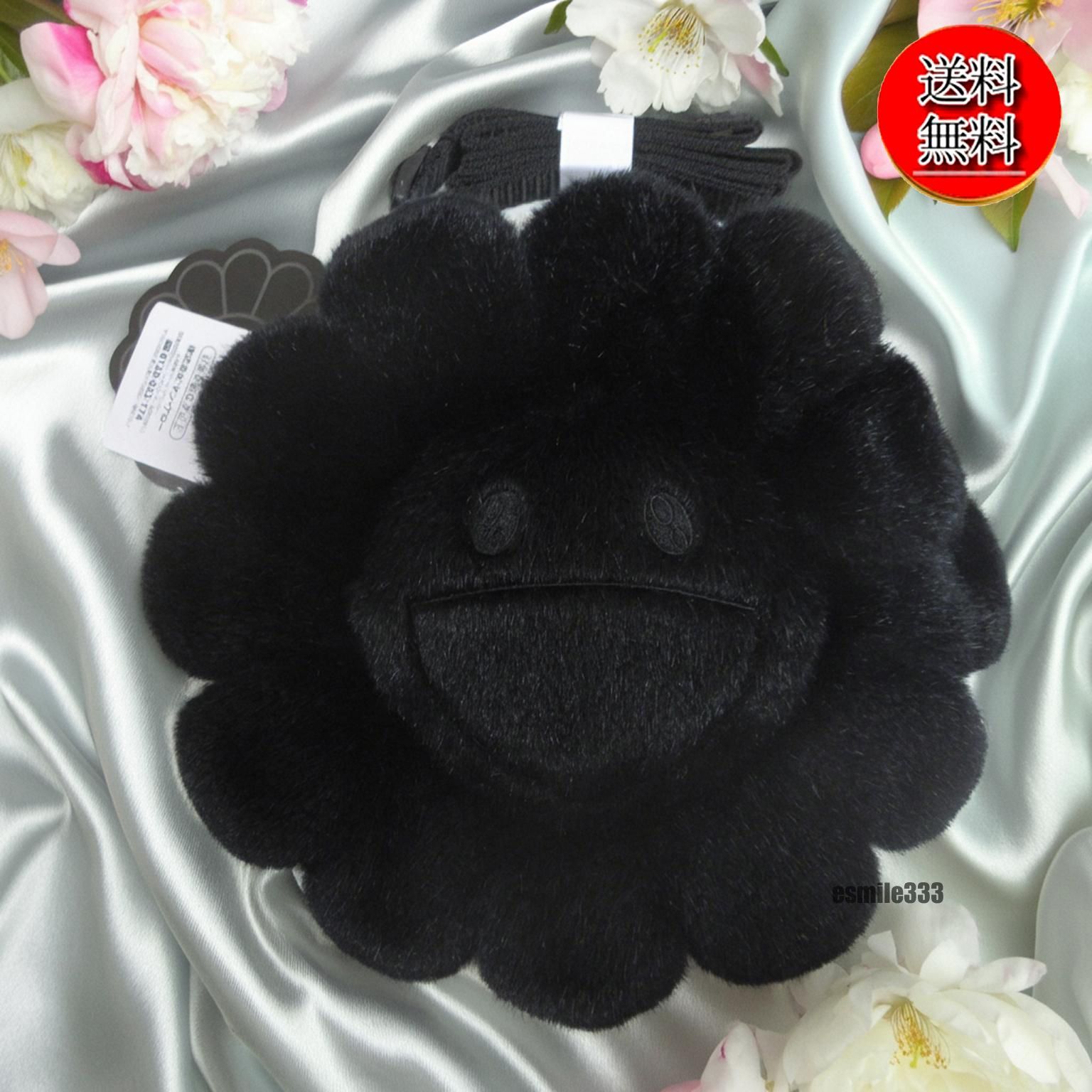 カイカイキキ★お花ポシェット(ブラック)新品未使用品★村上隆、トナリノジンガロ 送料無料☆匿名配送☆新品☆ダンボール梱包】村上隆 フラワー