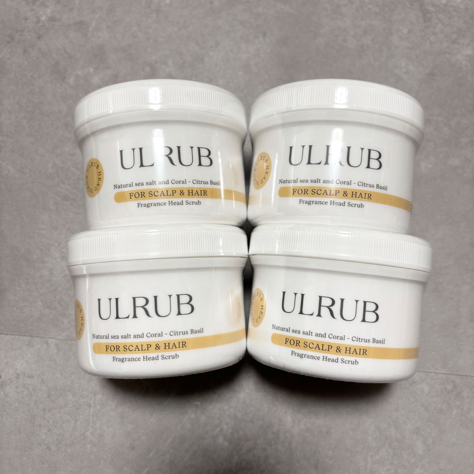 新品未使用 ULRUB ウルラブ ベッドスクラブ 頭髪用洗浄料 200g 日本製 