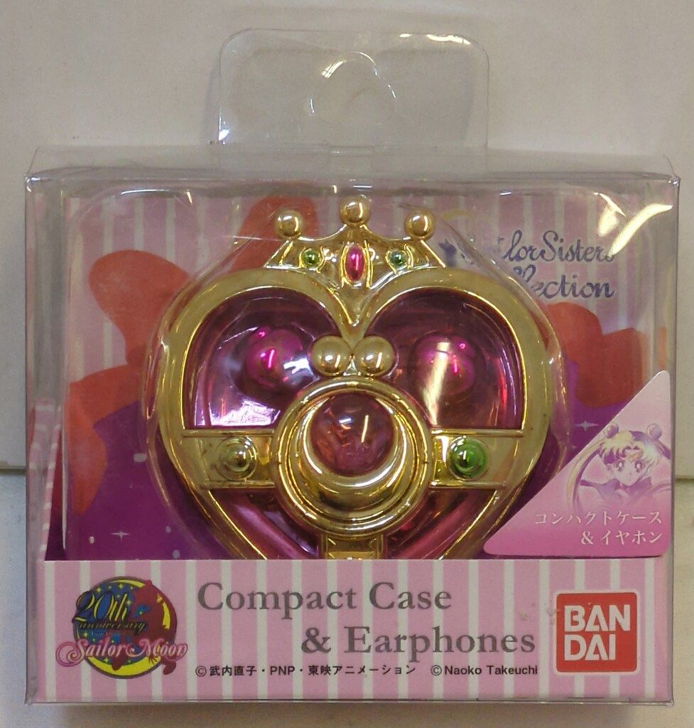 バンダイ セーラームーン20th コンパクトケース入りイヤホン 