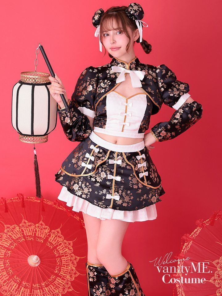 vanityME. × MIYANISHIYAMA sweet dream china dress!! ブラック