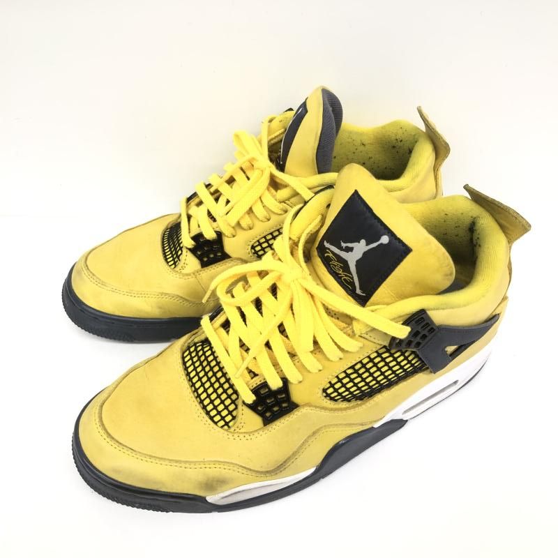 中古】NIKE AIR JORDAN 4 Tour Yellow 29cm CT8527-700[66 中古】NIKE AIR JORDAN 4 Tour Yellow 29cm CT8527-700[66