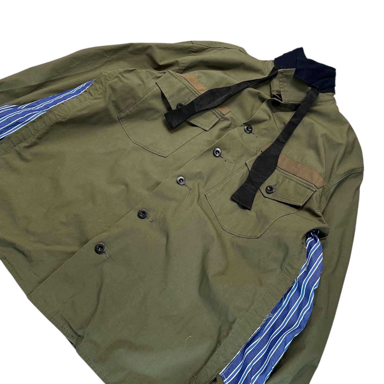 sacai(サカイ) 20SS FABRIC COMBO SHIRTS ファブリック コンボ シャツ