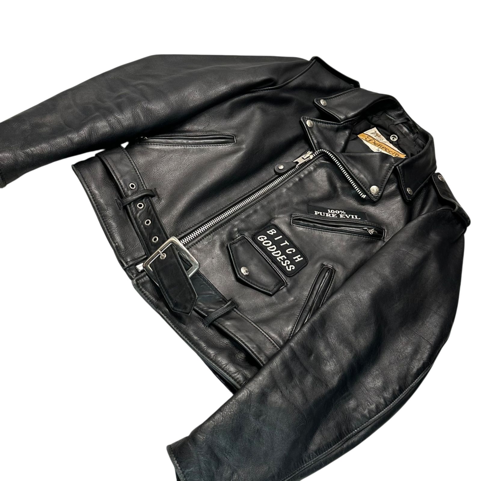 SCHOTT(ショット) 90's Custom Patch Leather Rider's Jacket 90年代 SCHOTT(ショット) 90's Custom Patch Leather Rider's Jacket 90年代
