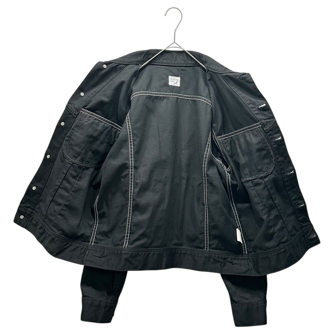 orslowトラッカージャケット XXL orslow(オアスロウ) Black Tracker Jacket ブラック トラッカー