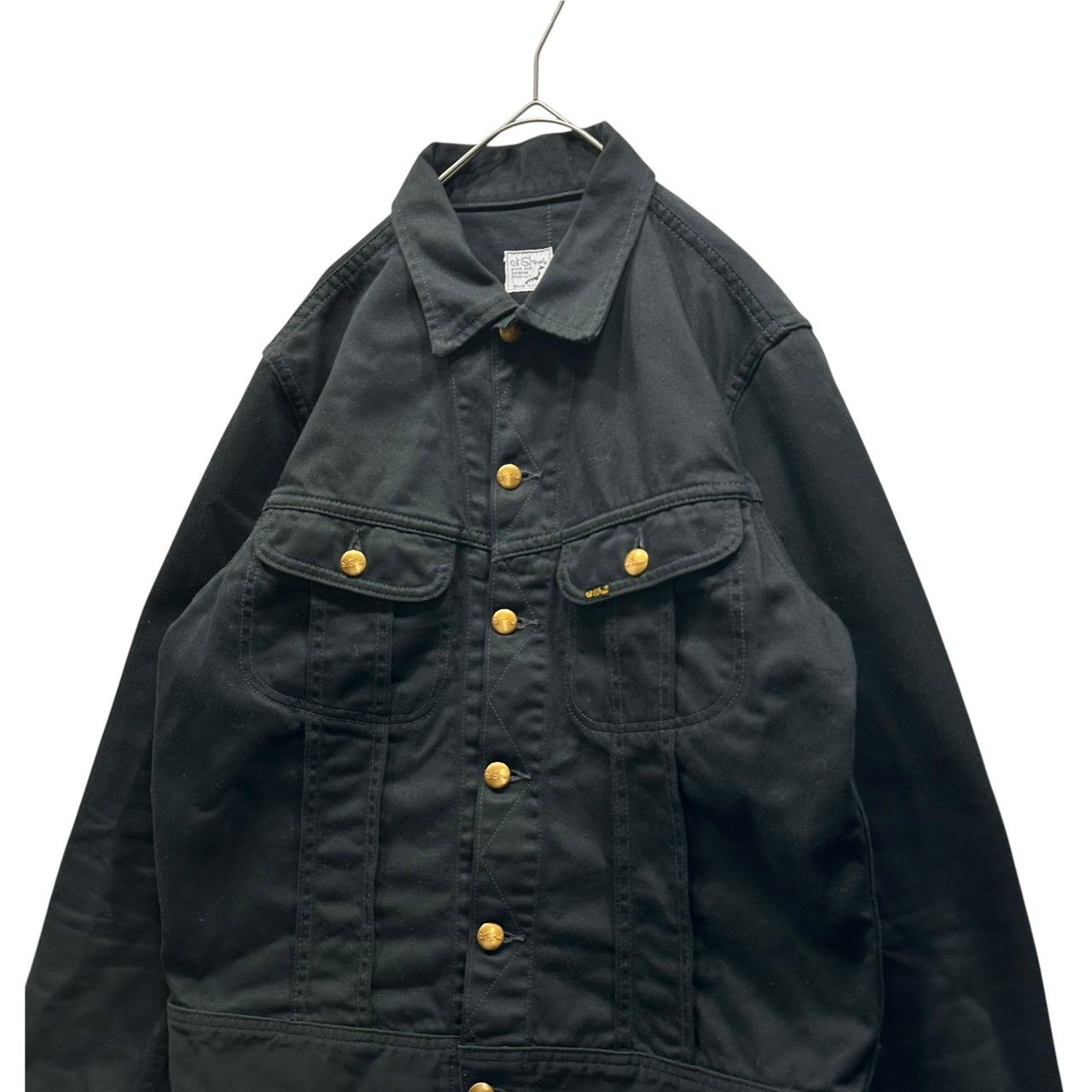 orslowトラッカージャケット XXL orslow(オアスロウ) Black Tracker Jacket ブラック トラッカー