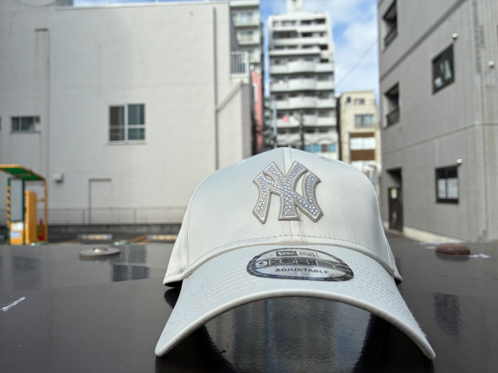 NEW ERA 9FORTY White Day Rhinestone ラインストーン ニューヨーク