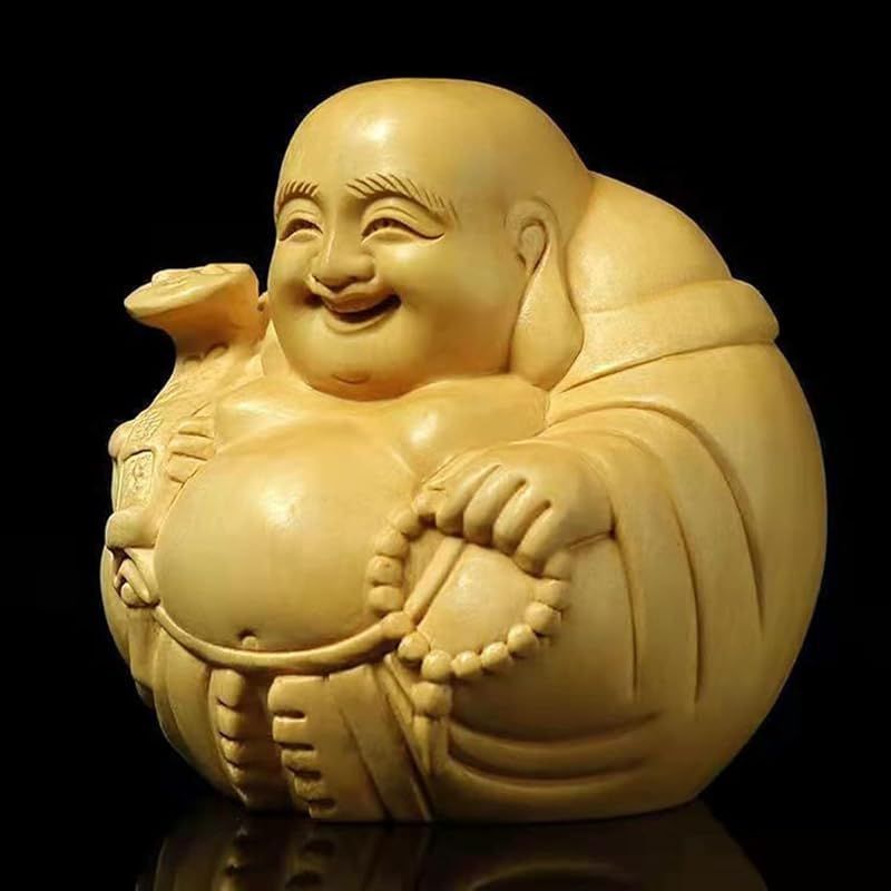 新品】 YZBZH 仏像 七福神 布袋様 弥勒菩薩 置物 (高 さ4.7cm×巾5cm