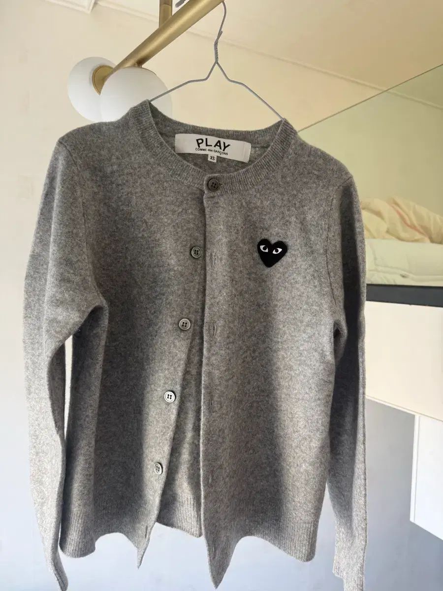 COMME des GARCONS コム・デ・ギャルソン カーディガン グレー xs 