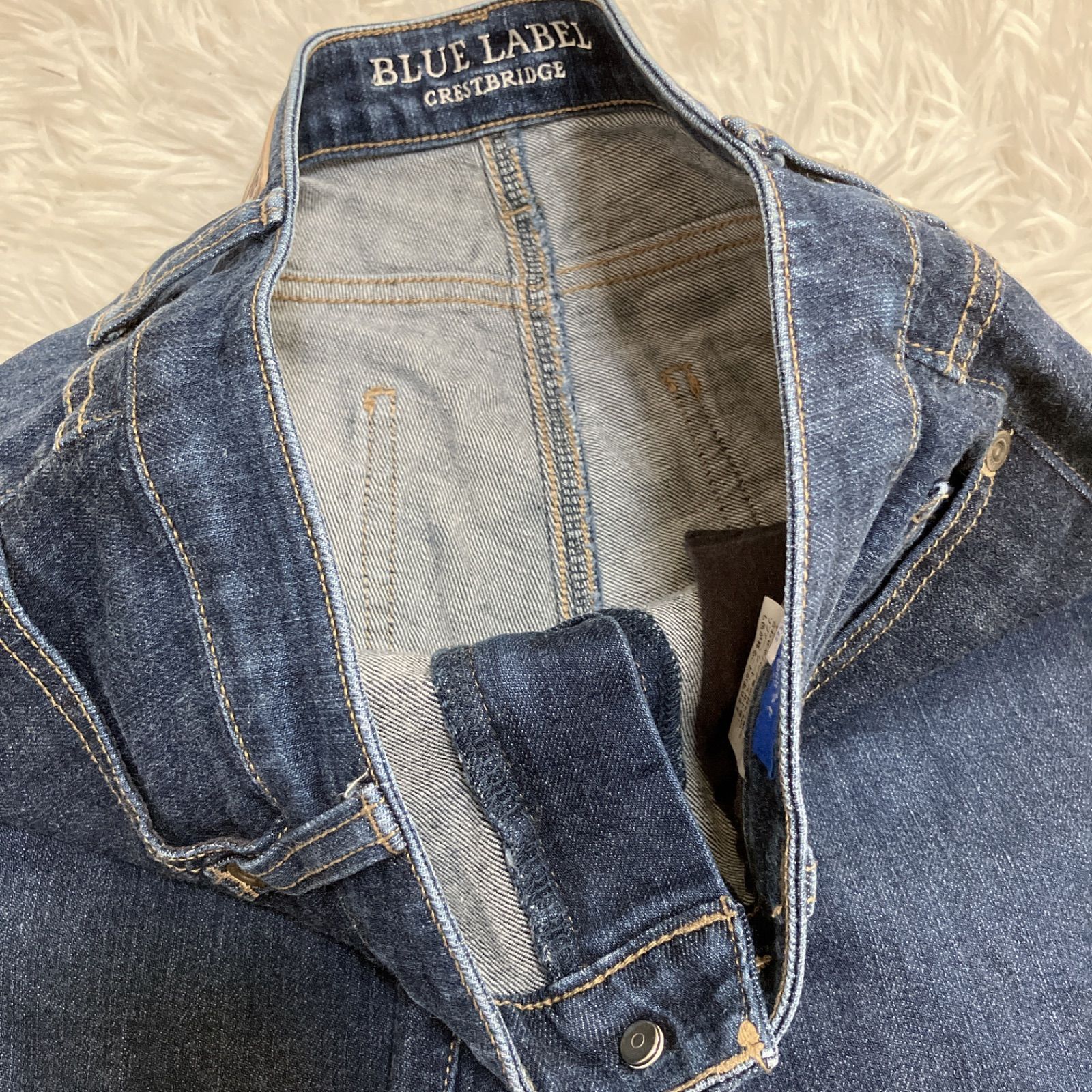 クレストブリッジ チェック デニム インディゴ - メルカリ