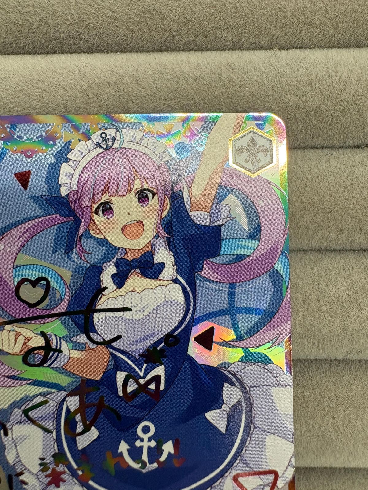 ヴァイスシュヴァルツ 未来へ一緒に 湊あくあ SSP サイン ホロライブ