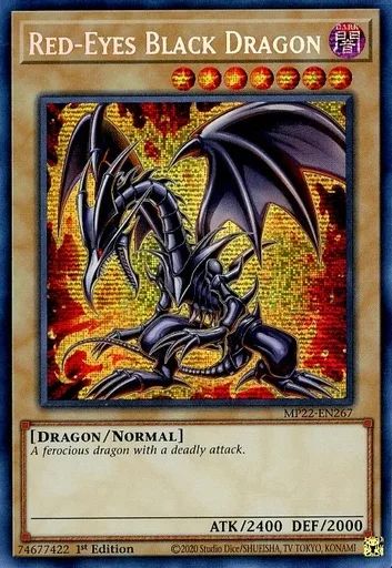 中古】遊戯王 MP22-EN267[SE]：Red-Eyes Black Dragon/真紅眼の黒竜
