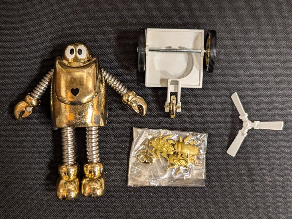 新品　未使用品　バンダイ　超合金　キンキラリンロボコン&がんばれロボコン復刻版。 バンダイ 超合金 がんばれロボコン キンキラリン ロボコン 復刻版