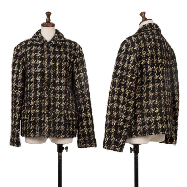 トリココムデギャルソンtricot COMME des GARCONSモヘヤ混千鳥格子織り