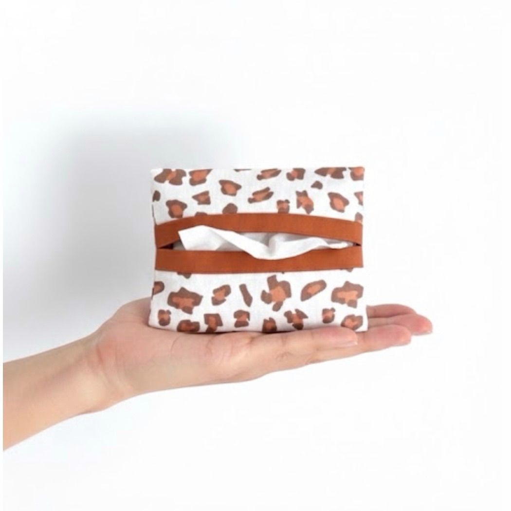 ちょっと差がつく/ポケットティッシュケース/レオパード・ひょう