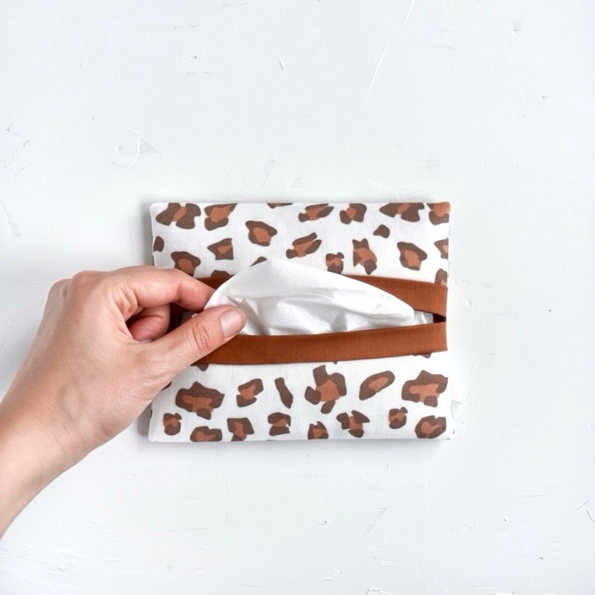 ちょっと差がつく/ポケットティッシュケース/レオパード・ひょう