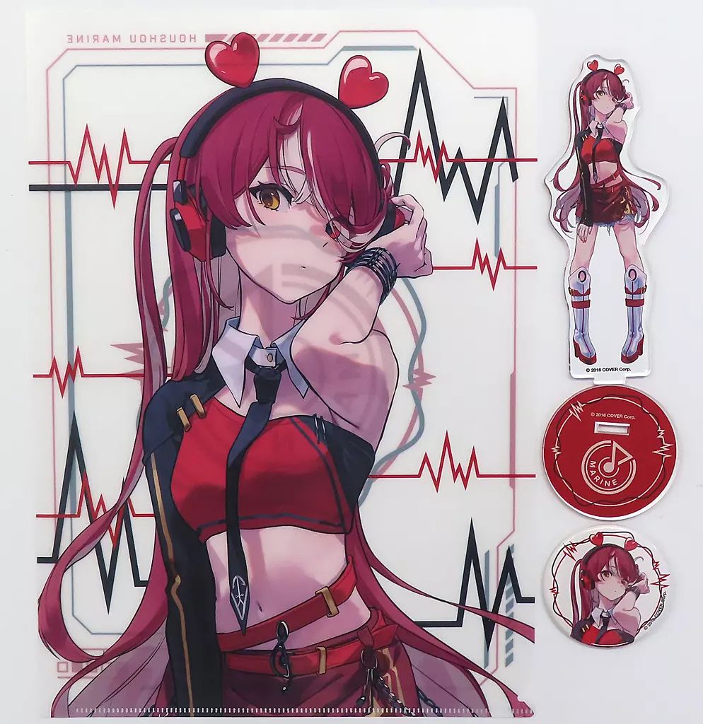 中古】グッズセット 宝鐘マリン グッズセット 「バーチャルYoutuber