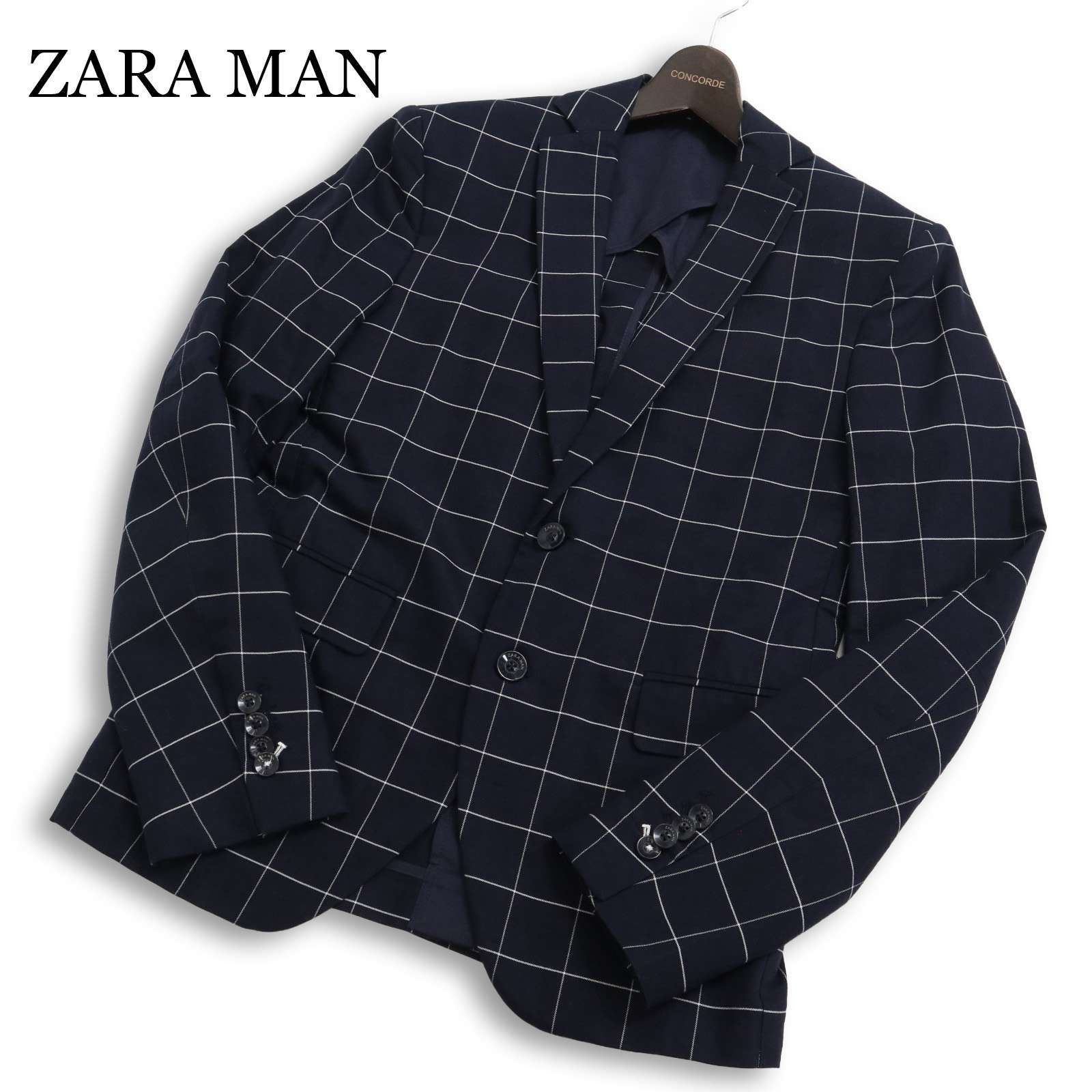 ZARA MAN ザラ マン 通年 背抜き☆ ウィンドウペン チェック 