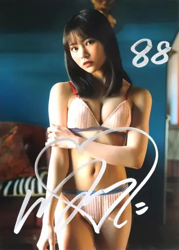 中古】雑貨 宇咲(#ババババンビ) 直筆サイン入り写真パネル 「blt