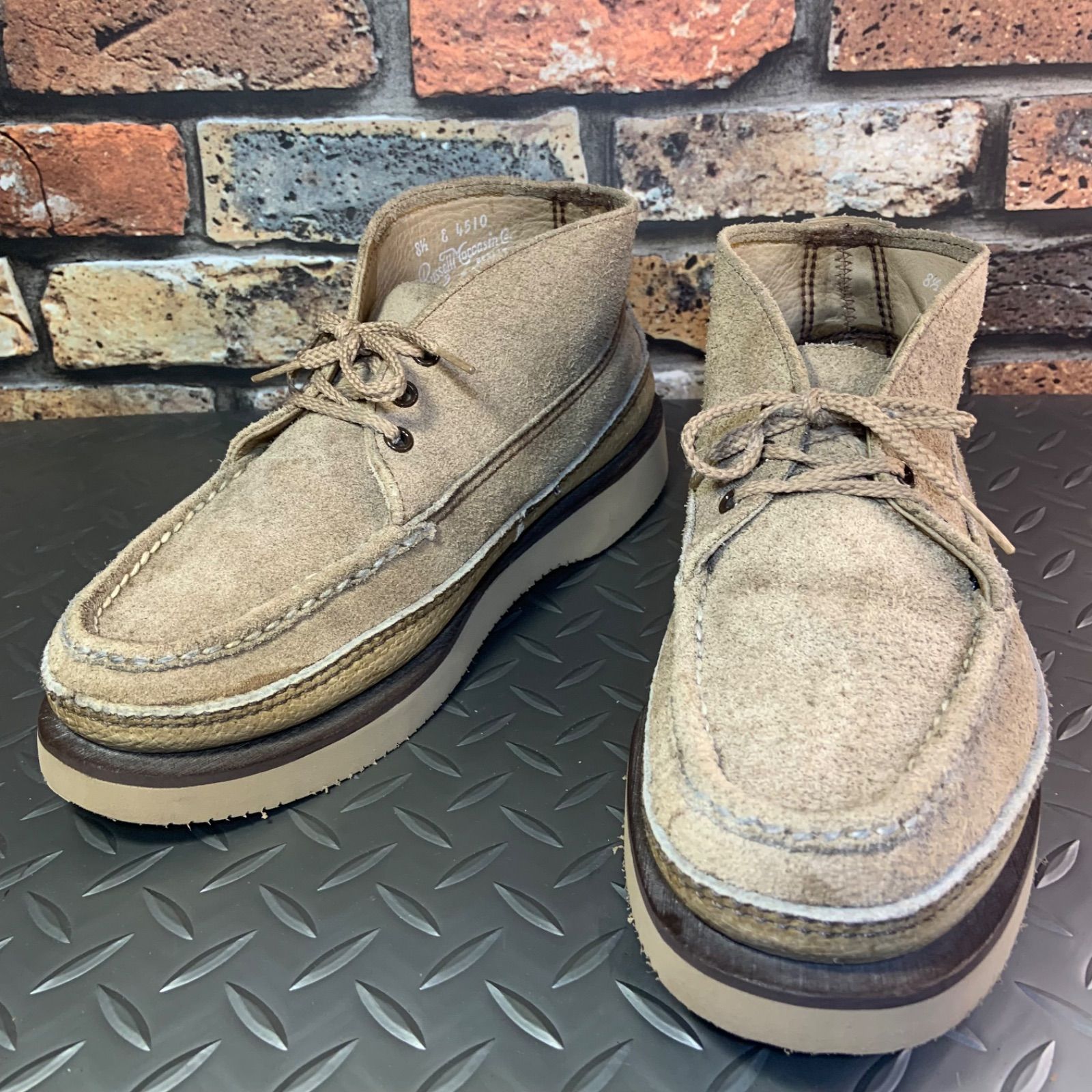 ☆ラッセルモカシン Chukka チャッカブーツ ソール新品交換品 US8.5E