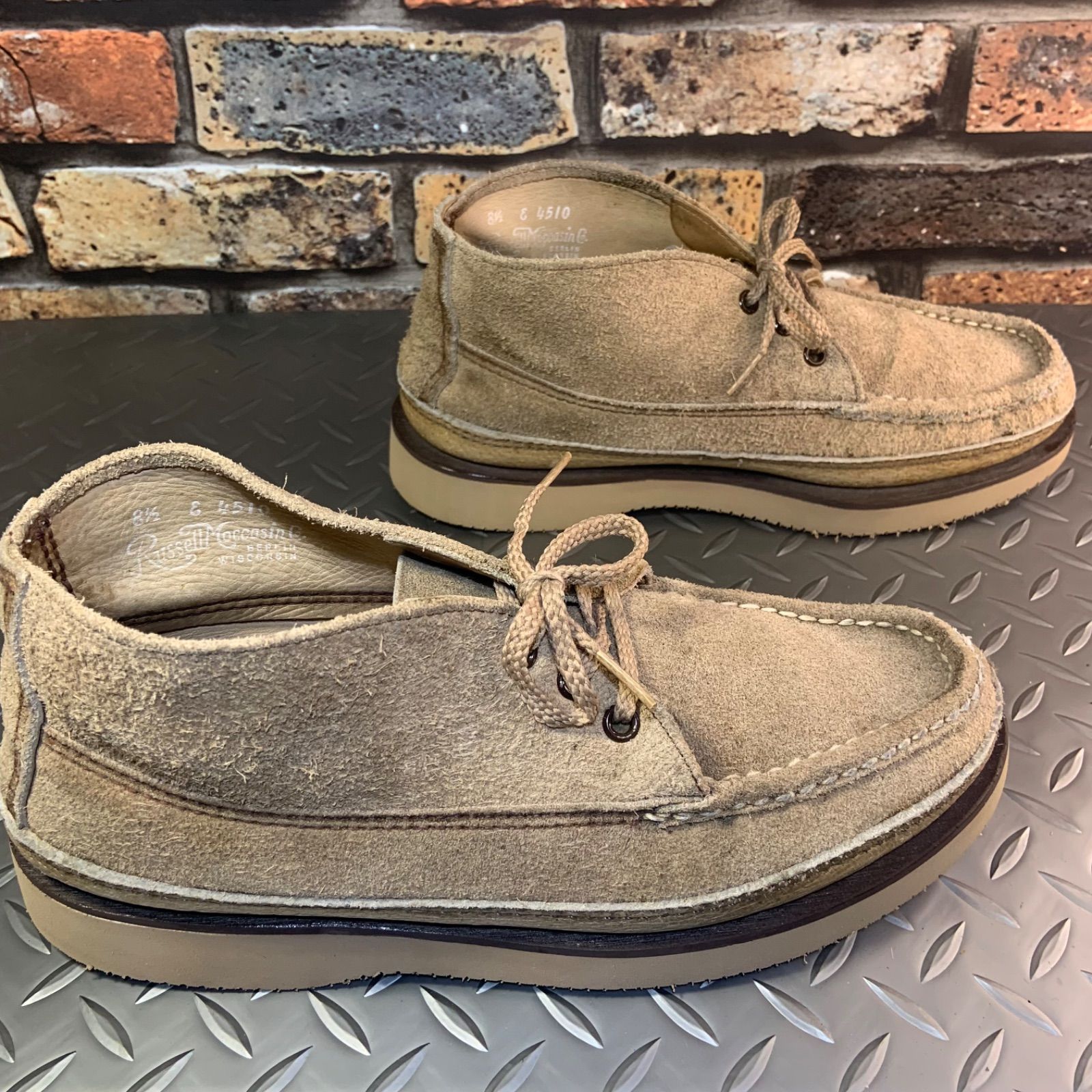 ☆ラッセルモカシン Chukka チャッカブーツ ソール新品交換品 US8.5E ☆ラッセルモカシン Chukka チャッカブーツ ソール新品交換品 US8.5E