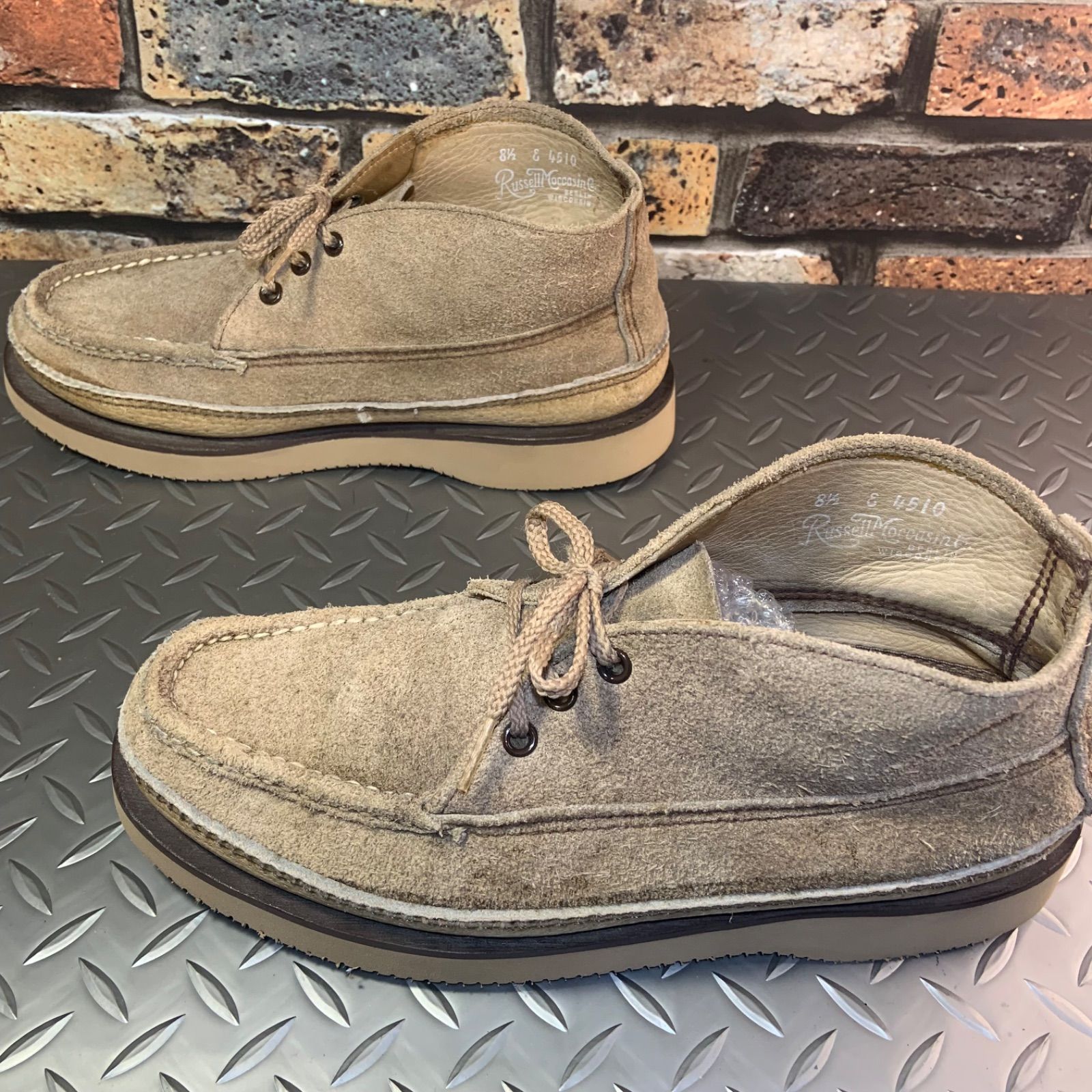 ☆ラッセルモカシン Chukka チャッカブーツ ソール新品交換品 US8.5E