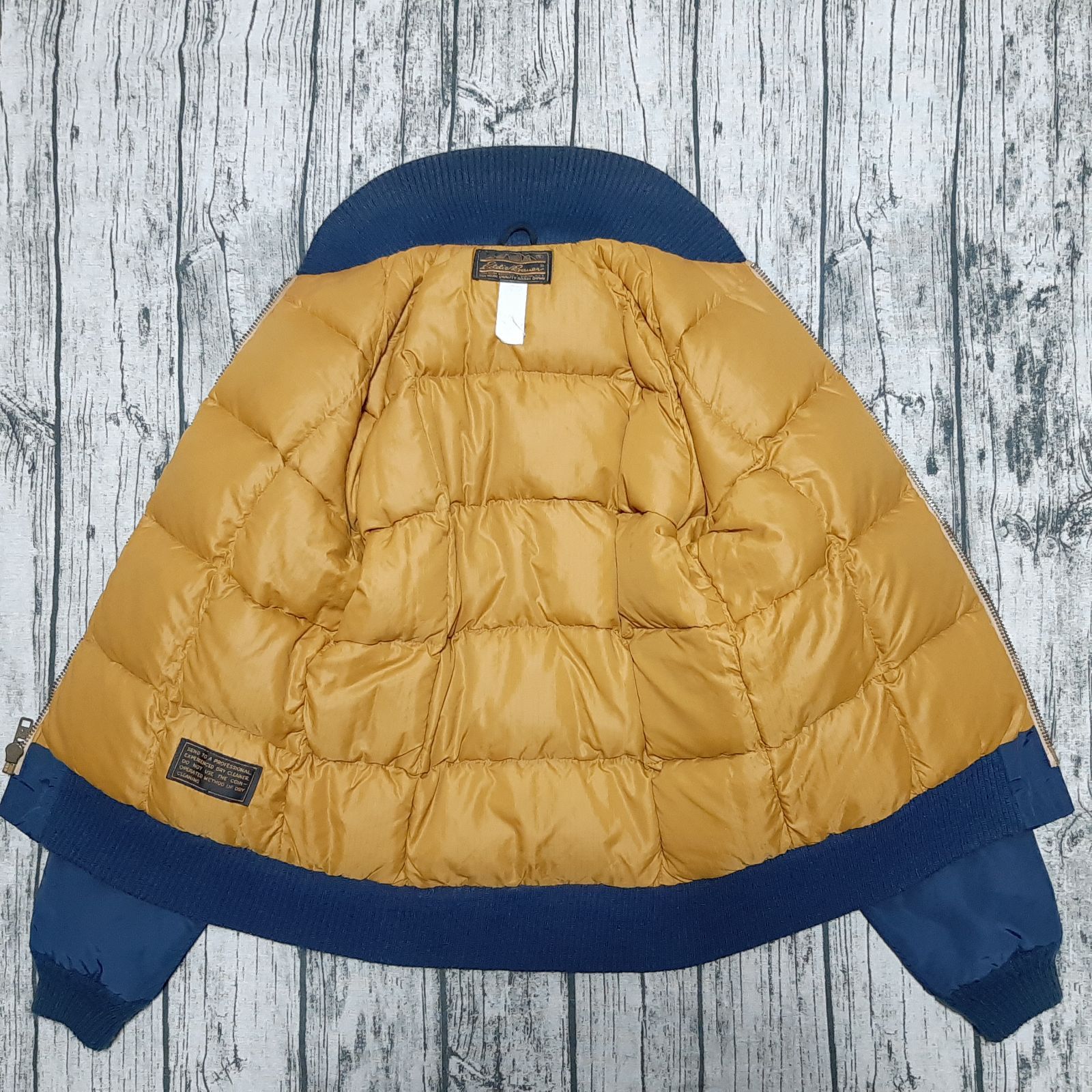 size S】黒タグ前期 USA製 Eddie Bauer オールパーパス ダウン