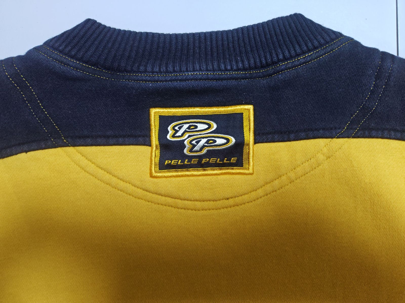 90s 香港製 PELLE PELLE ペレペレ ロゴスウェット MARC BUCHANAN 