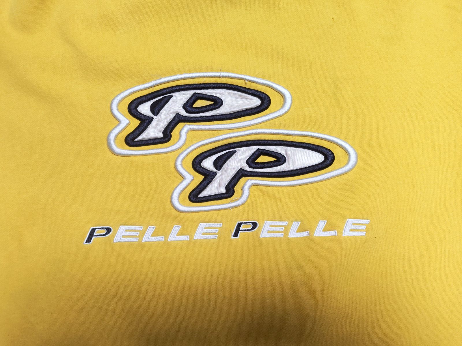 90s 香港製 PELLE PELLE ペレペレ ロゴスウェット MARC BUCHANAN 