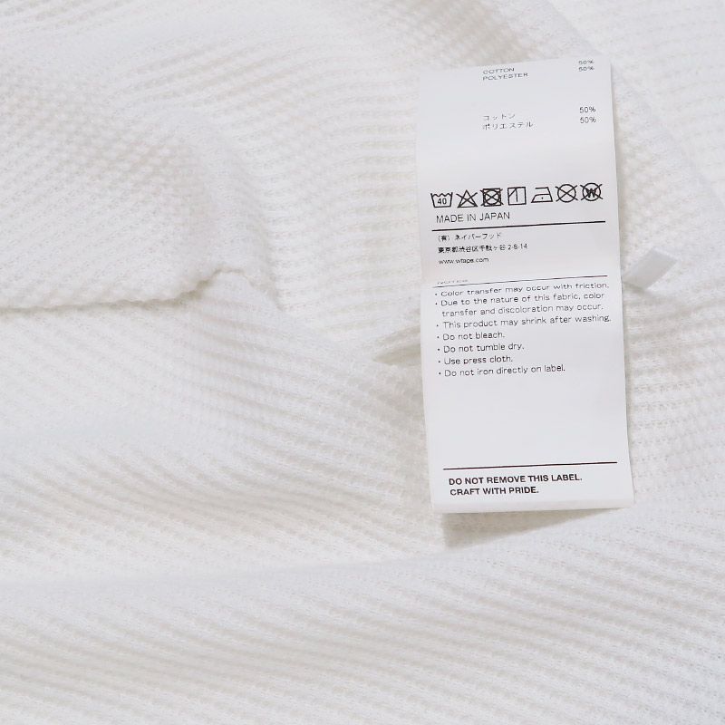 WTAPS ダブルタップス 23AW WAFFLE 02/LS /CTPL 232ATDT-CSM22 