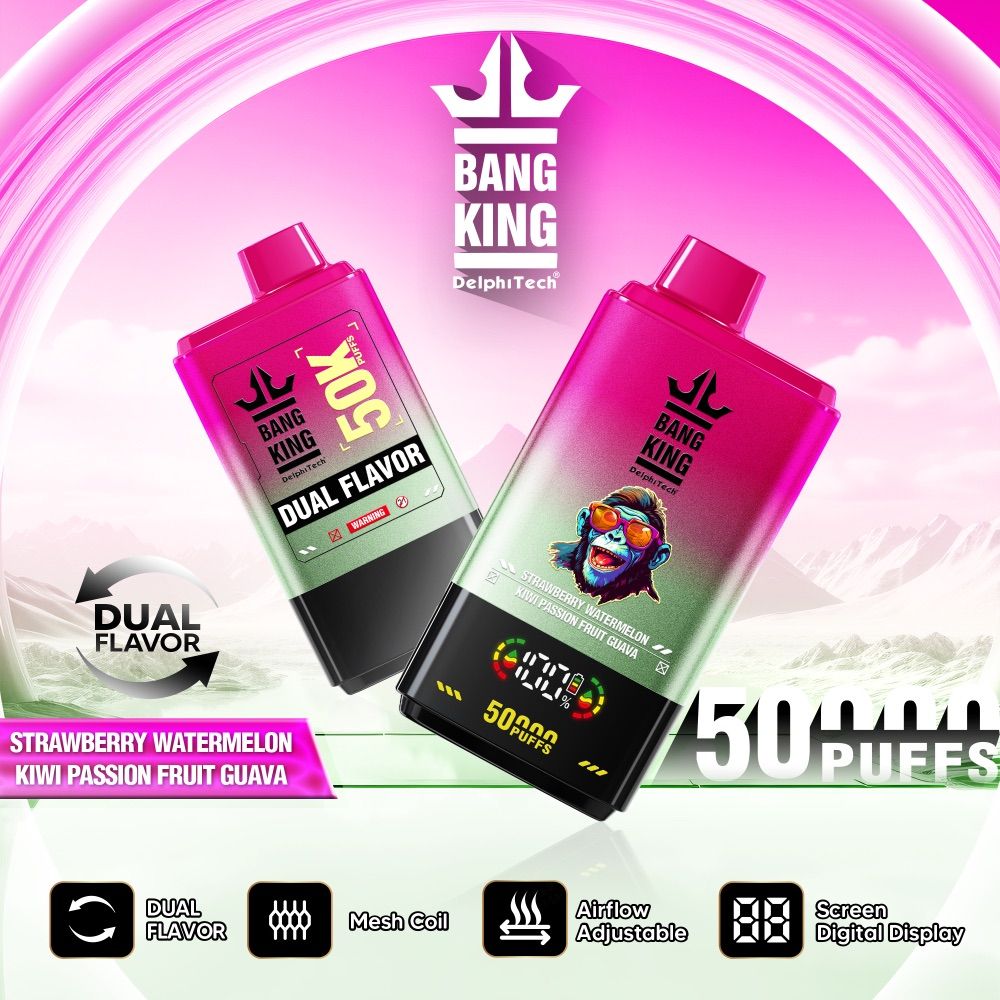 週末値下げ！BangKing 50000puff 3個セット ニコ※パフ BangKing 50000パフ ニコチン0% 【公式通販】