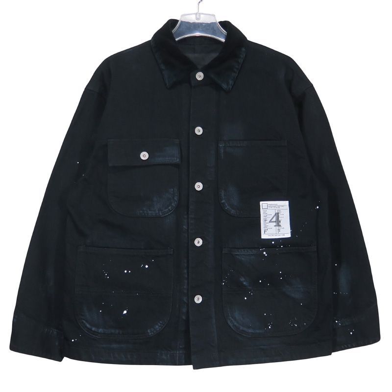 NEIGHBORHOOD ネイバーフッド 25AW BW.WASHED COVERALL JACKET 252AQNH