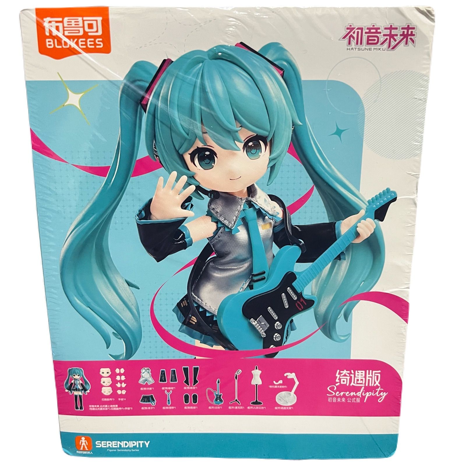 訳あり】Blokees 布魯可 初音ミク 綺遇版 可動フィギュア ブロック