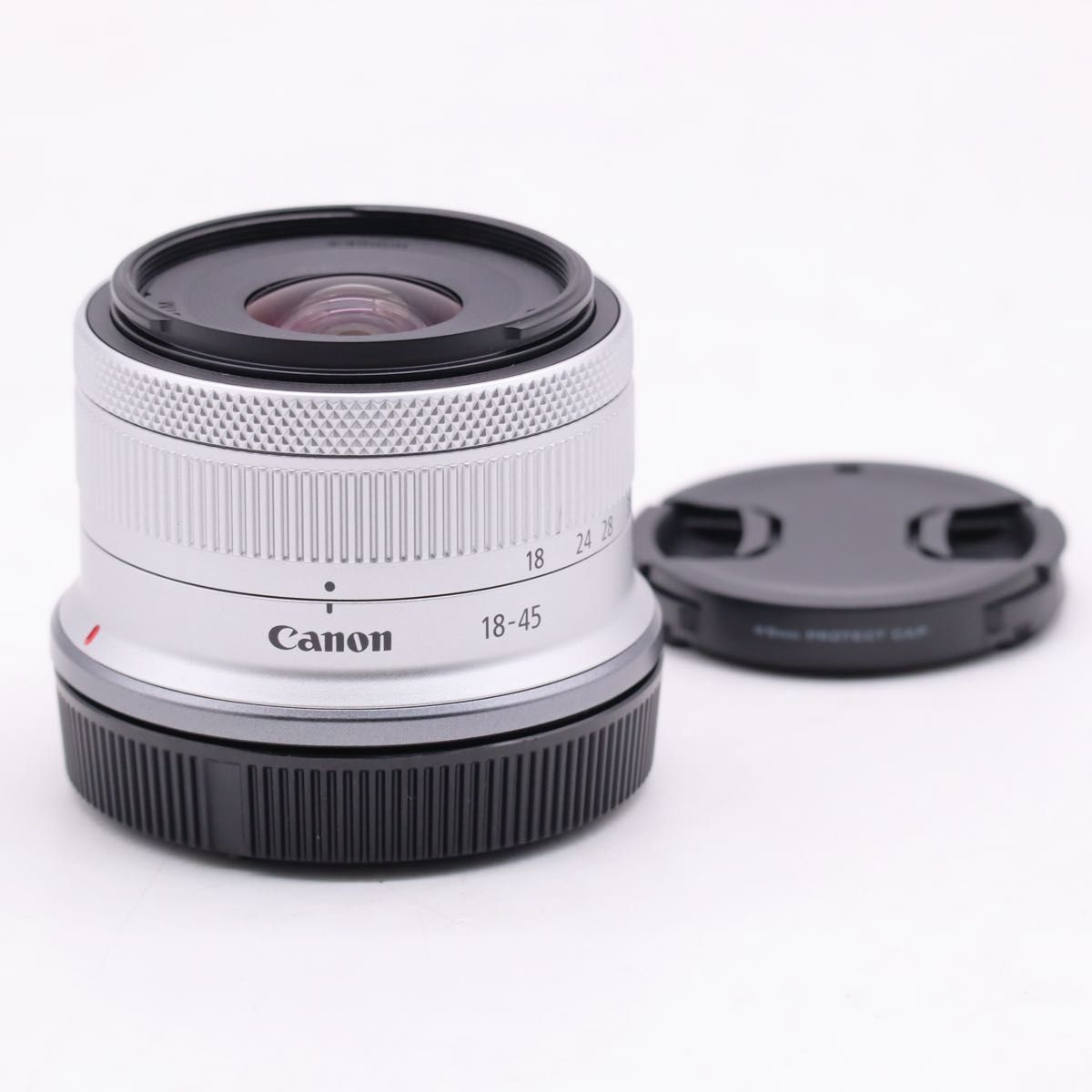 Canon RF-S18-45mm F4.5-6.3 IS STM シルバー コンパクト標準ズーム