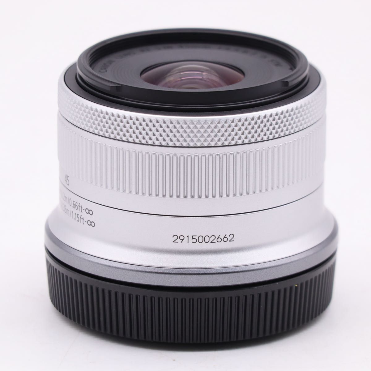 Canon RF-S18-45mm F4.5-6.3 IS STM シルバー コンパクト標準ズーム