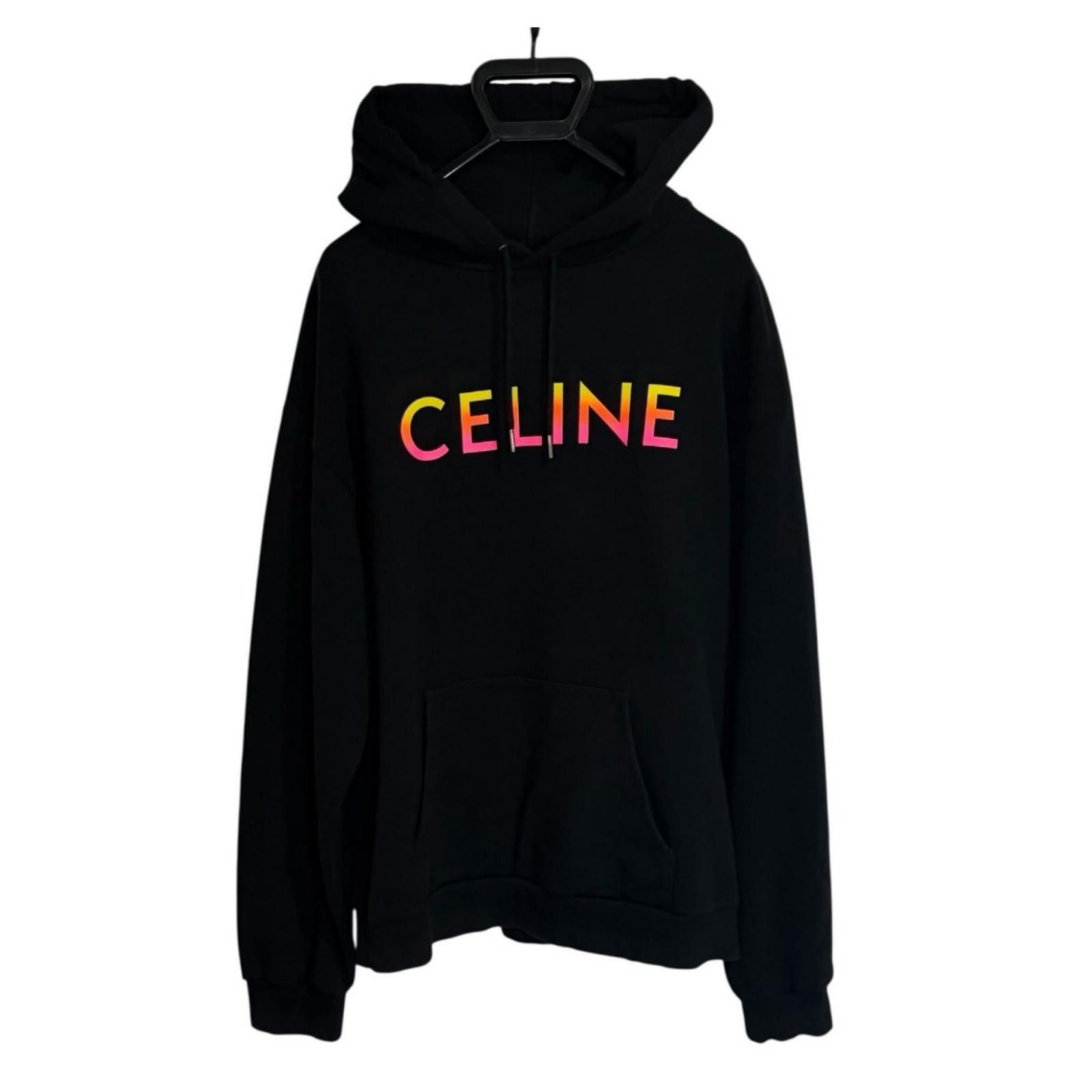 CELINE/XXL /ブラック /ロゴパーカー /型番2Y753670Q - メルカリ