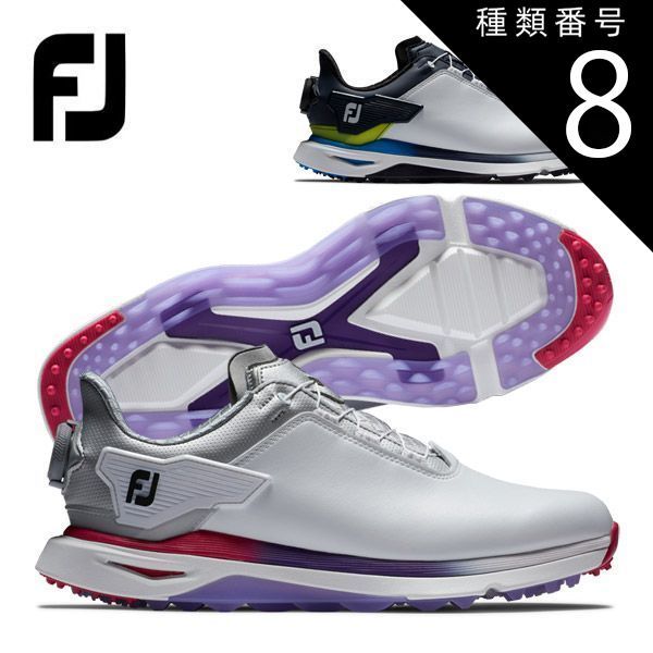 種類8：ホワイト/パープル(98216)/24.0cm/W フットジョイ FJ PRO/SLX 