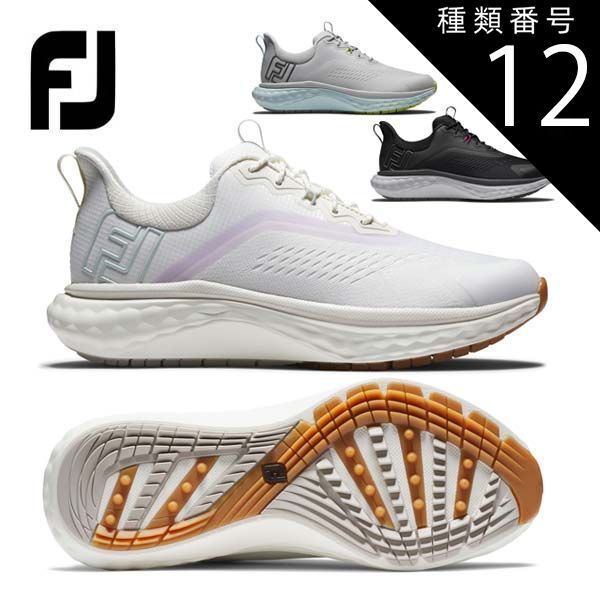 種類12：グレー/ブルー(97817)/W/23.5cm フットジョイ FJ クオンタム