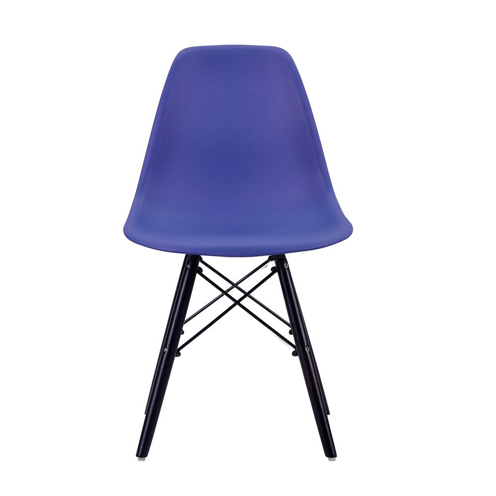 【2脚セット】【ネービーブルー座面＆ダークブラウン脚】イームズチェア リプロダクト ダイニングチェア ダイニングチェアー イームズチェア DSW eames イームズ チェアー DSW イームズ椅子 チェア イームズチェアー