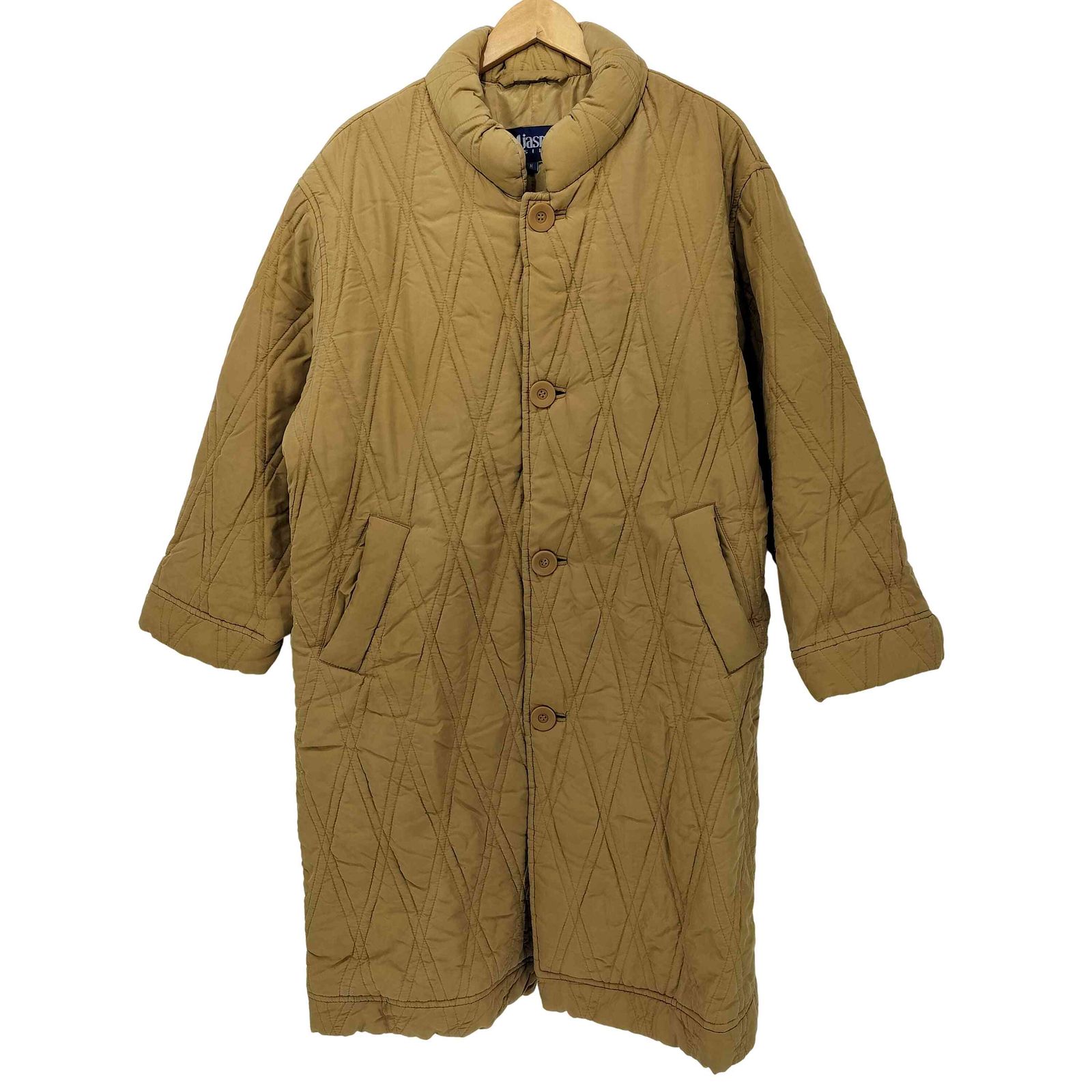ユーズドフルギ USED古着 jasmi silk シルク100 マオカラー コート 